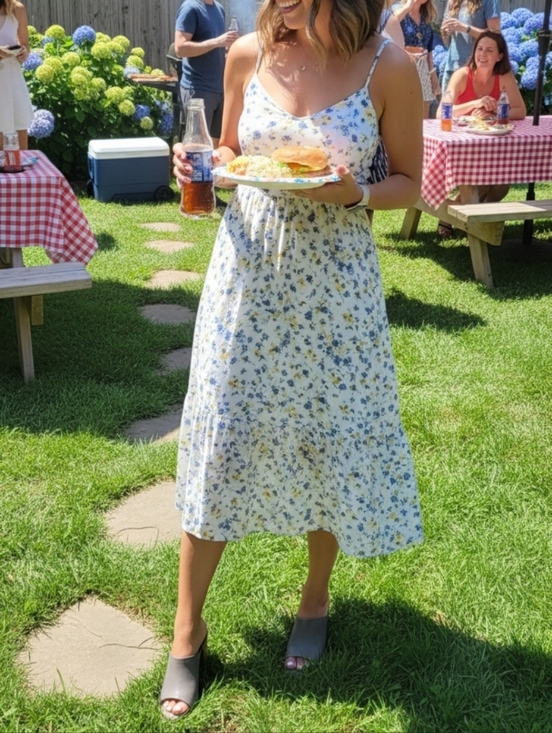 Liliana Shoes - Wood heel mules - sz 9